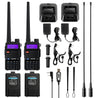 Baofeng UV-5G Pro 1 pair package content