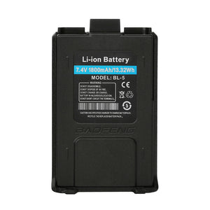 Front view of the Battery 1800mAh for Baofeng UV-5R Baofeng