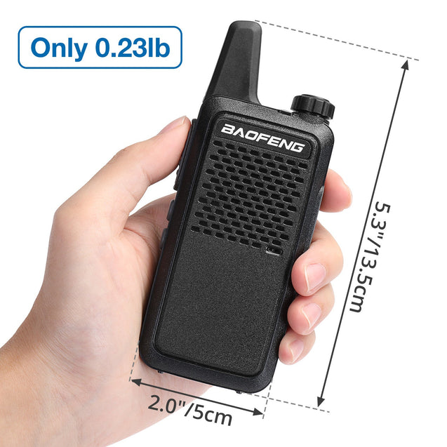 GT-22 [2 Pack] 2W/0.5W FRS/PMR Radio Baofeng