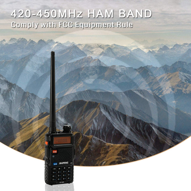 GT-5R 4W/1W Dual Band Radio [4PCS] Baofeng