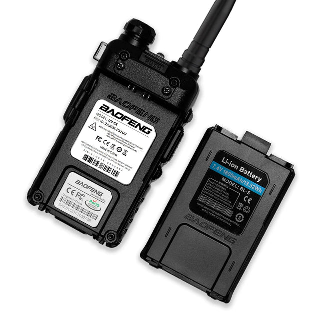 UV-5G (UV-5X) with BL-5 battery