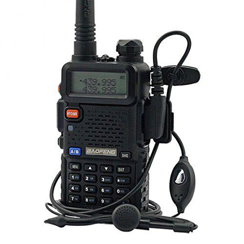 UV-5R with earphones