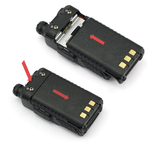 UV-5RE battery installation instructions