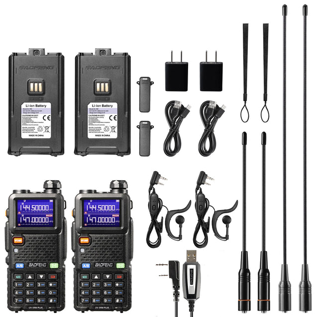 UV-5RM plus 2 pcs package content