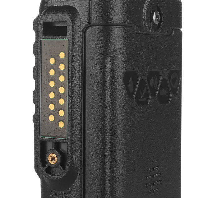 The detail of the UV-9G's antenna port