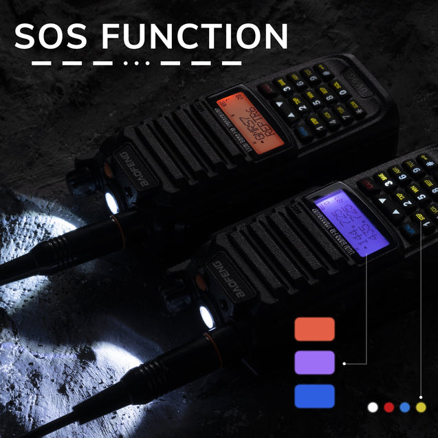 UV-9G GMRS Radio SOS function