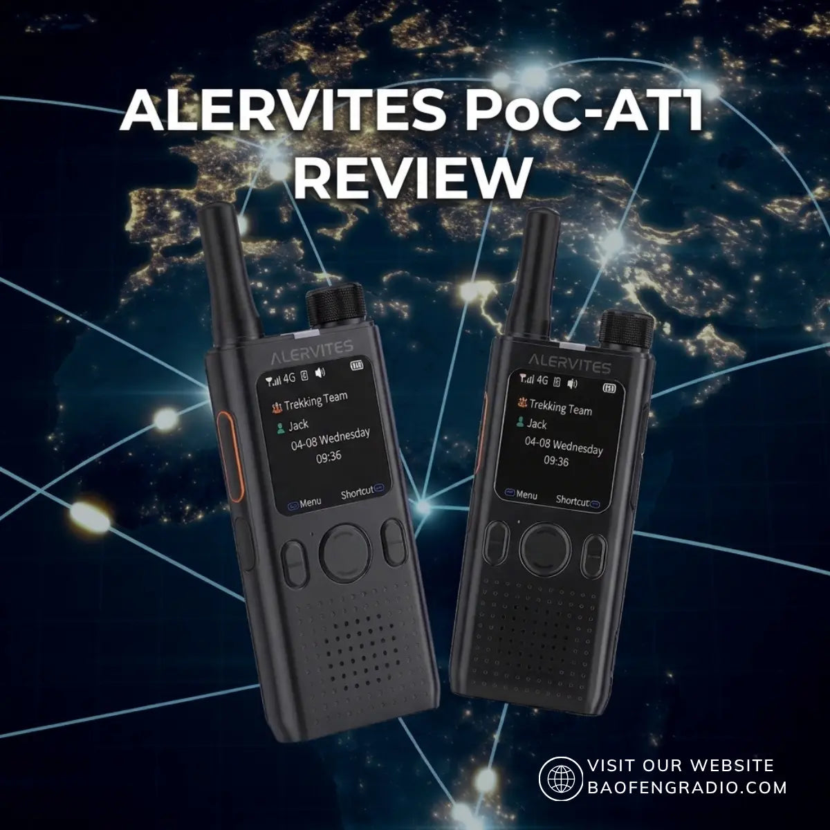 Alervites AT1 Provides Instant, Push-to-Talk Communication via Cellular Networks