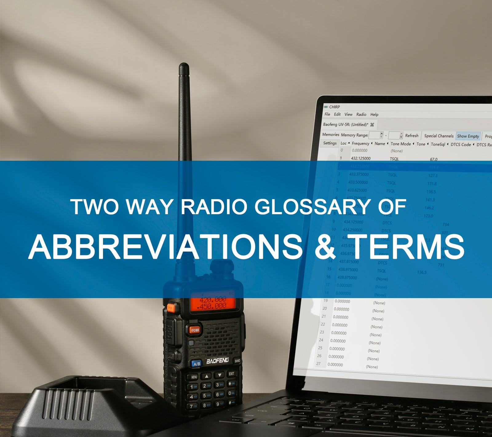 Two Way Radio Glossary of Abbreviations & Terms Baofeng