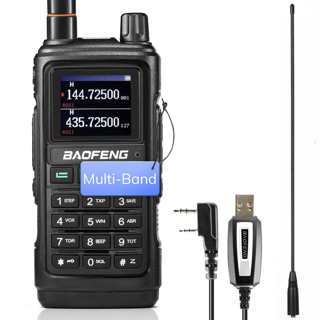 UV-17R Plus Multi-Band Radio [Long Antenna Set] Baofeng