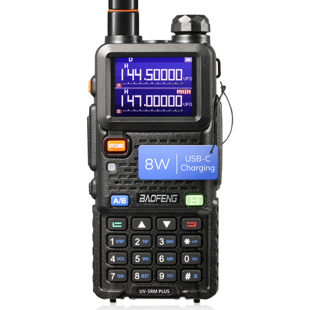 UV-5RM Plus 8W Multi-Band Radio Baofeng