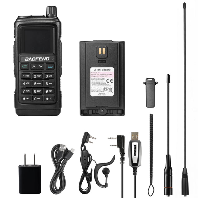 UV-17R Plus Multi-Band Radio [Long Antenna Set] Baofeng