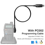 UV-5RTP with pc002 programming cable