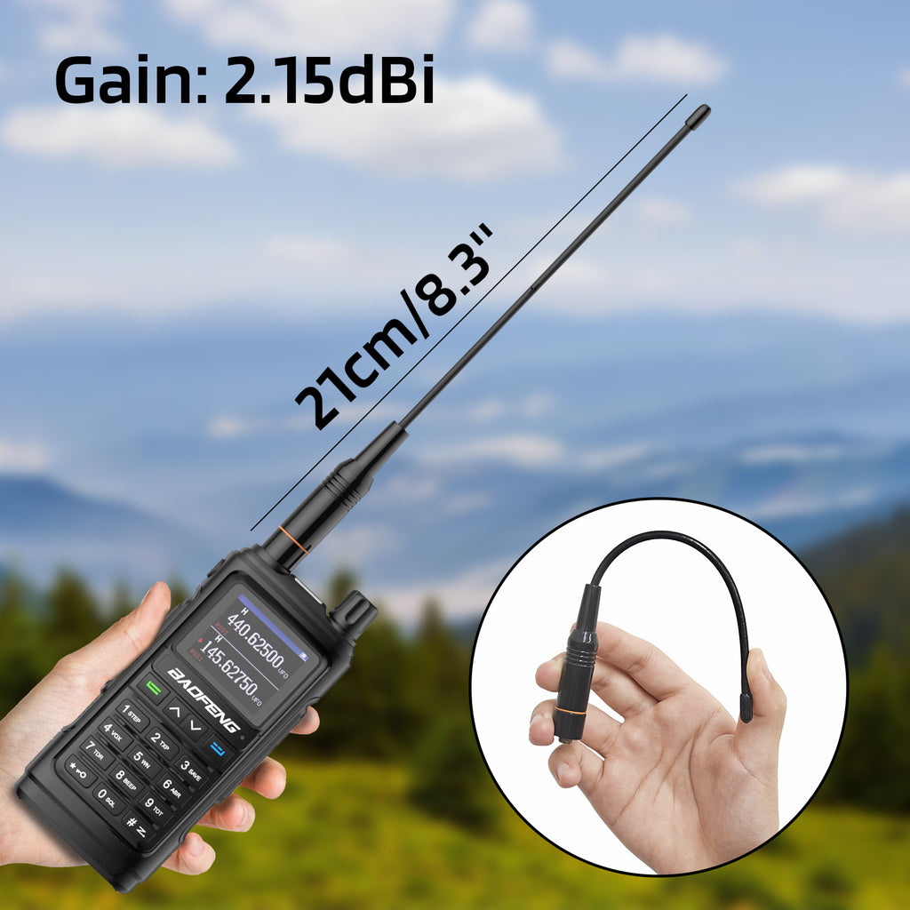UV-17R with updated 8.3" antenna