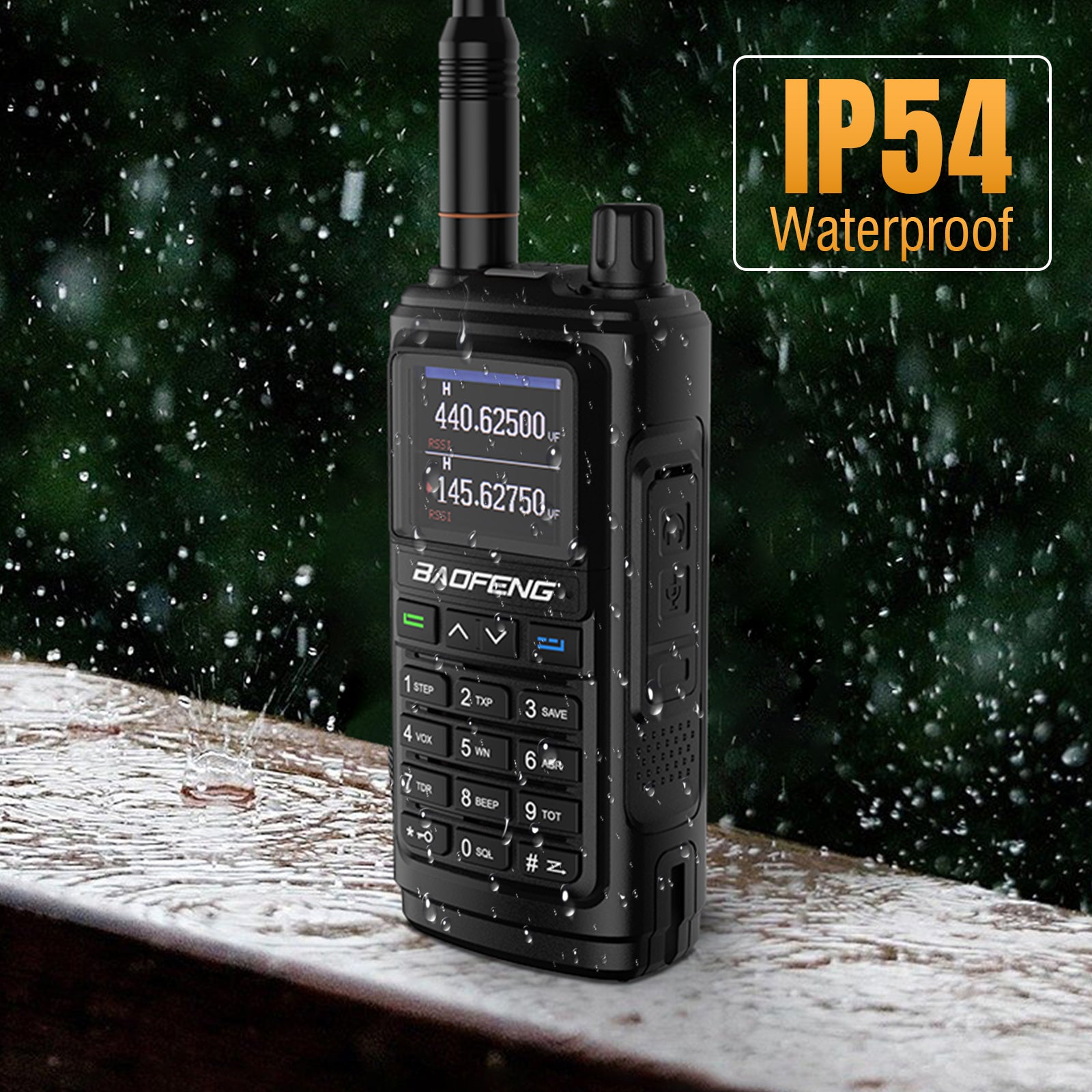 UV-17R support IP54 waterproof