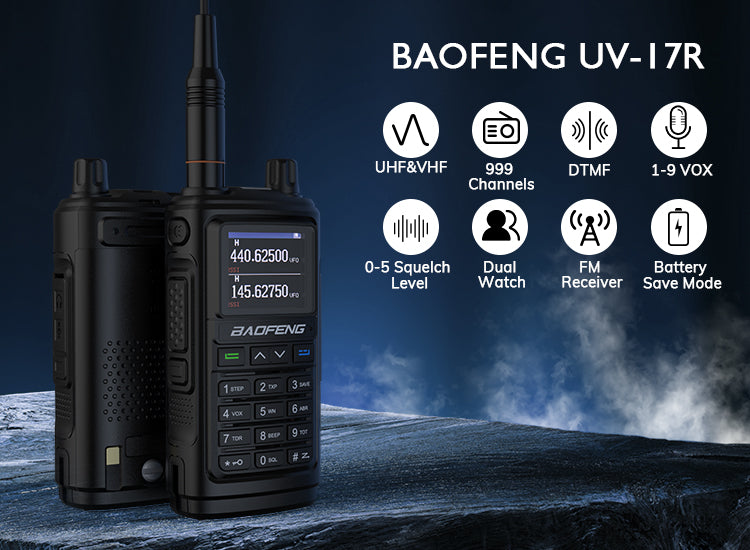 Acheter Baofeng Uv-5r Uhf Vhf Talkie Walkie Ensemble