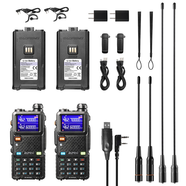 UV-5G Plus 1 pair package content 