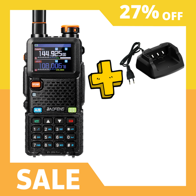 UV-5RM Plus GPS 10W Multi-Band Radio