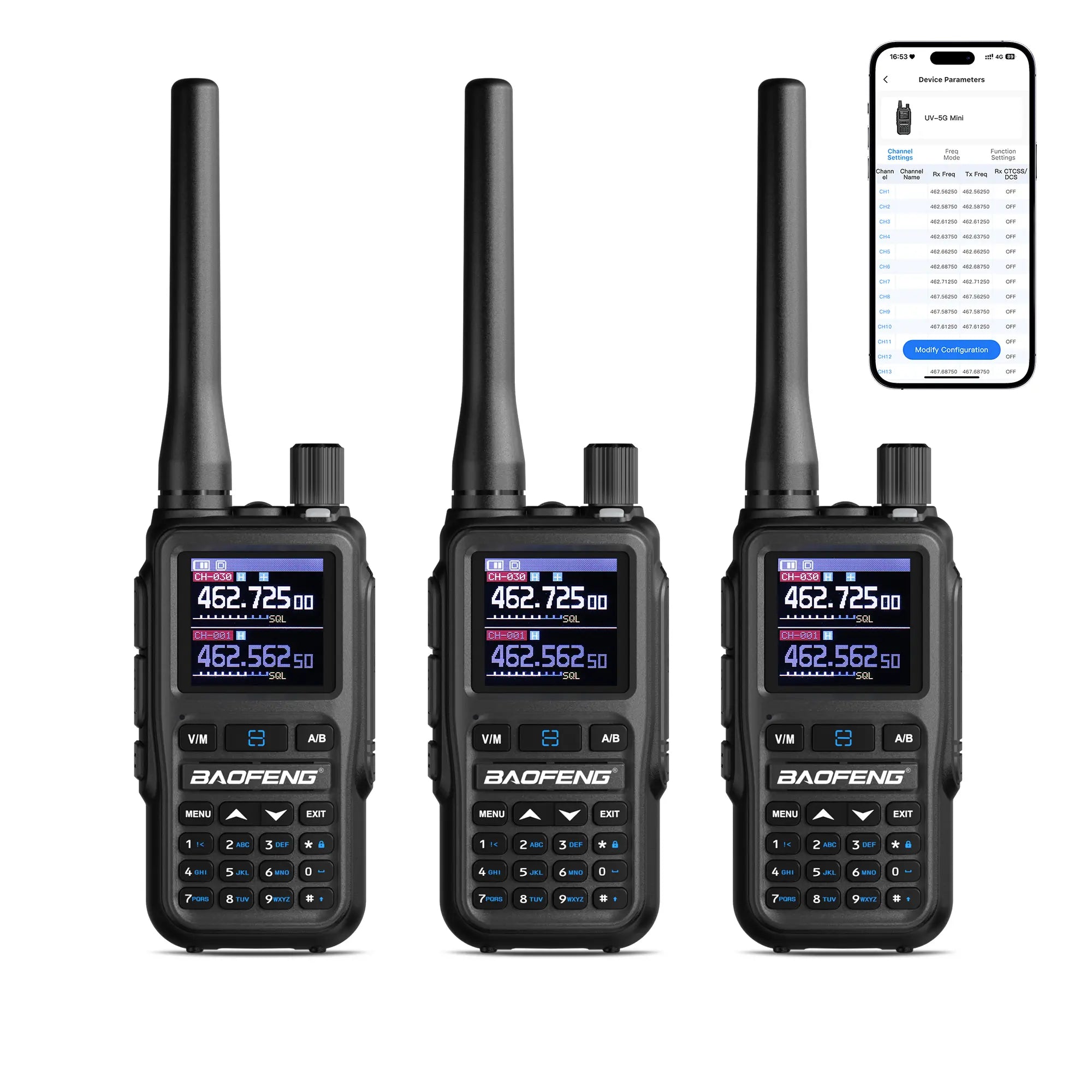 UV-5R Mini 5W Dual Band Radio