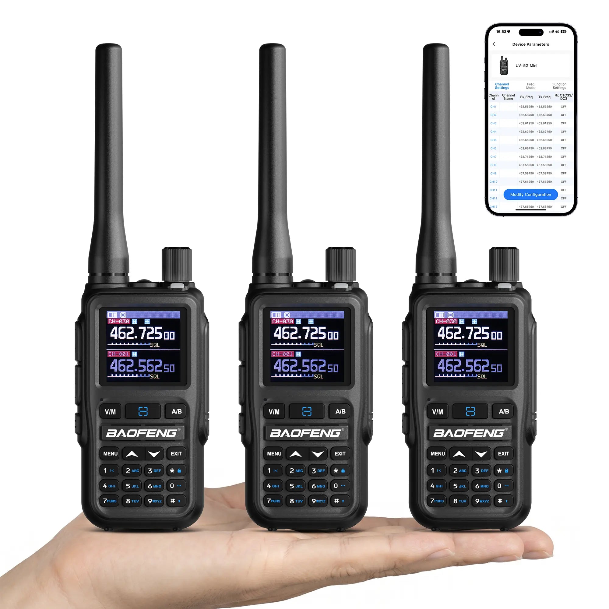 UV-5R Mini 5W Dual Band Radio
