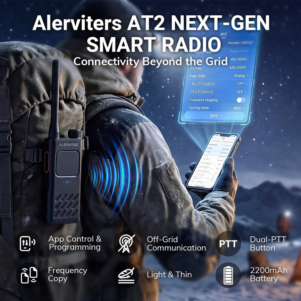 Alervites AT2 Smart UHF Radio