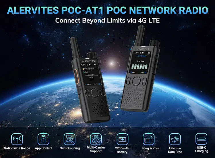 Alervites AT1 POC Network Radio