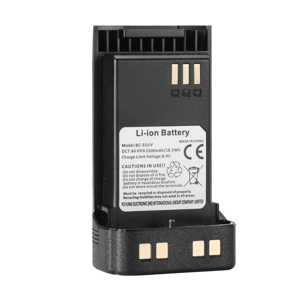 Battery 2500mAh for DM-32UV & UV-32 with USB-C Port