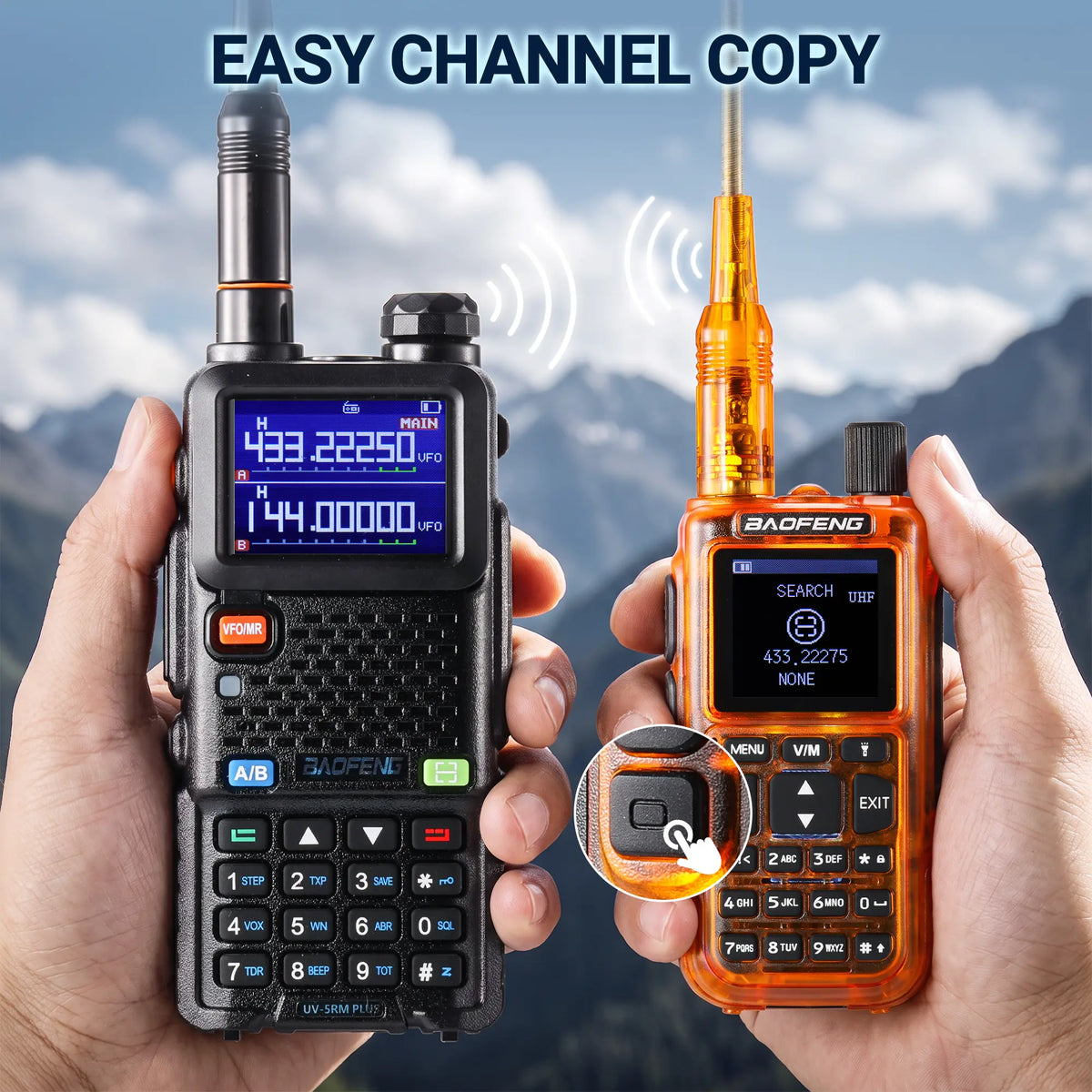 MINI-5 Ham UHF/VHF Handheld Radio [2 PCS]