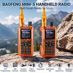 MINI-5 Ham UHF/VHF Handheld Radio [2 PCS]
