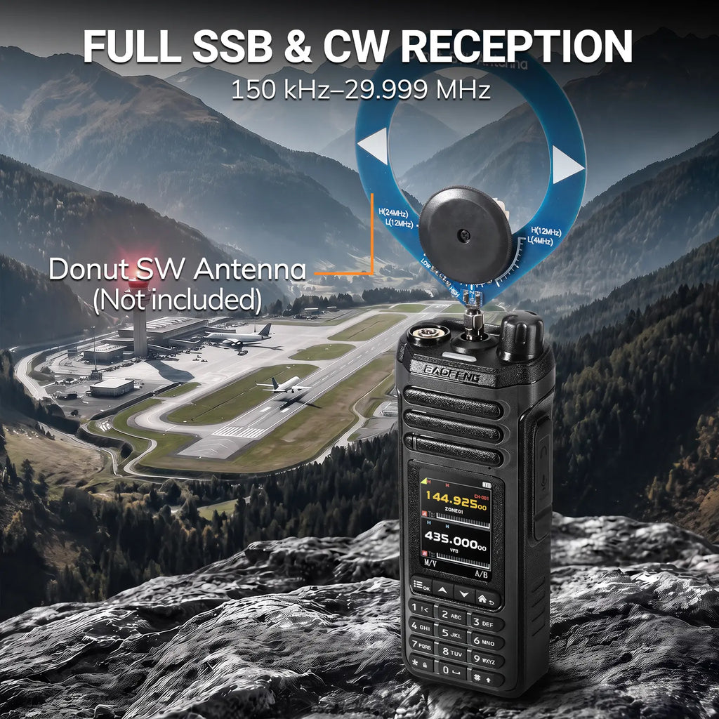 SW-9 10W Tri-Band Ham Radio