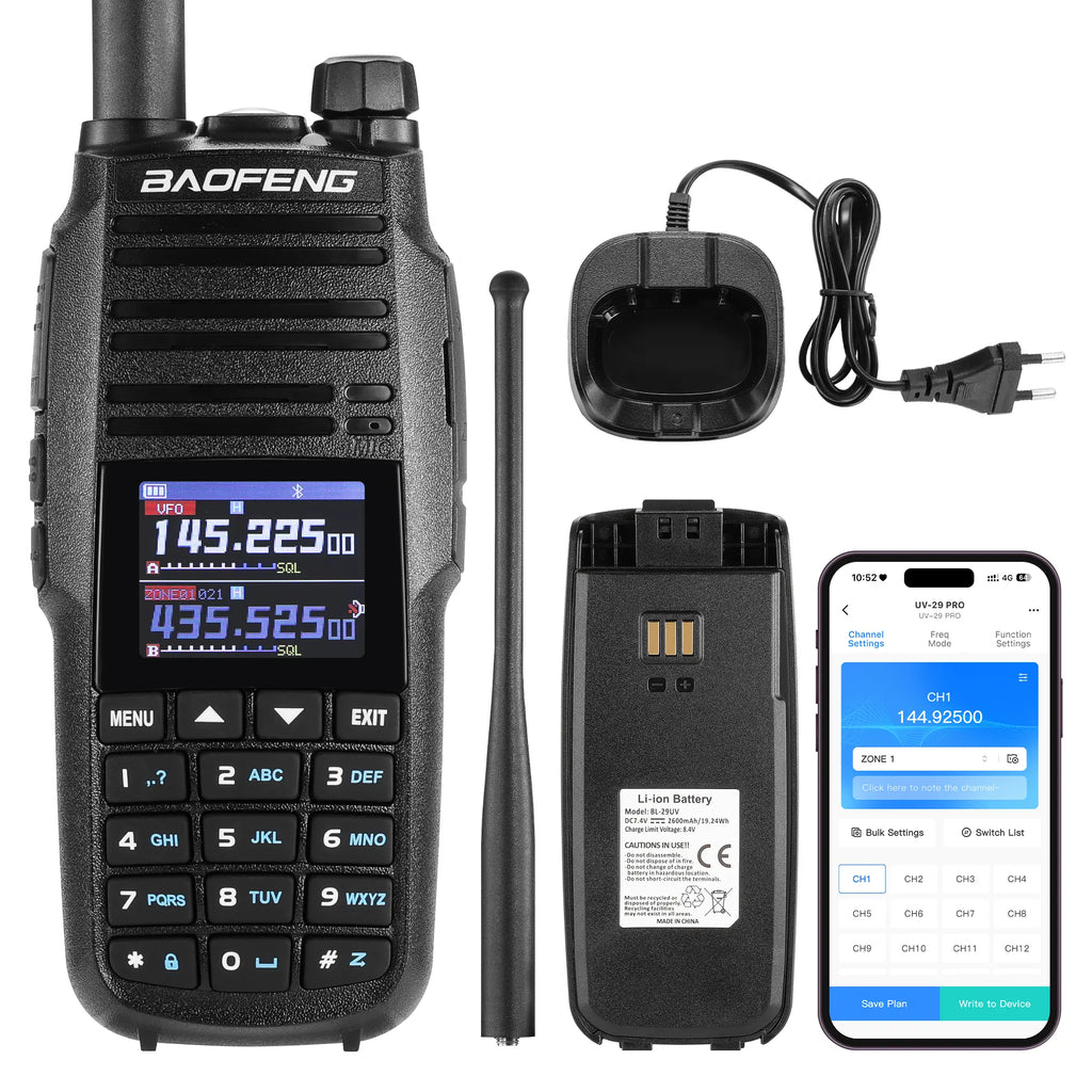 UV-29 Pro 10W UHF/VHF Two-Way Radio