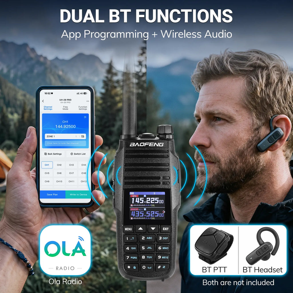 UV-29 Pro 10W UHF/VHF Two-Way Radio