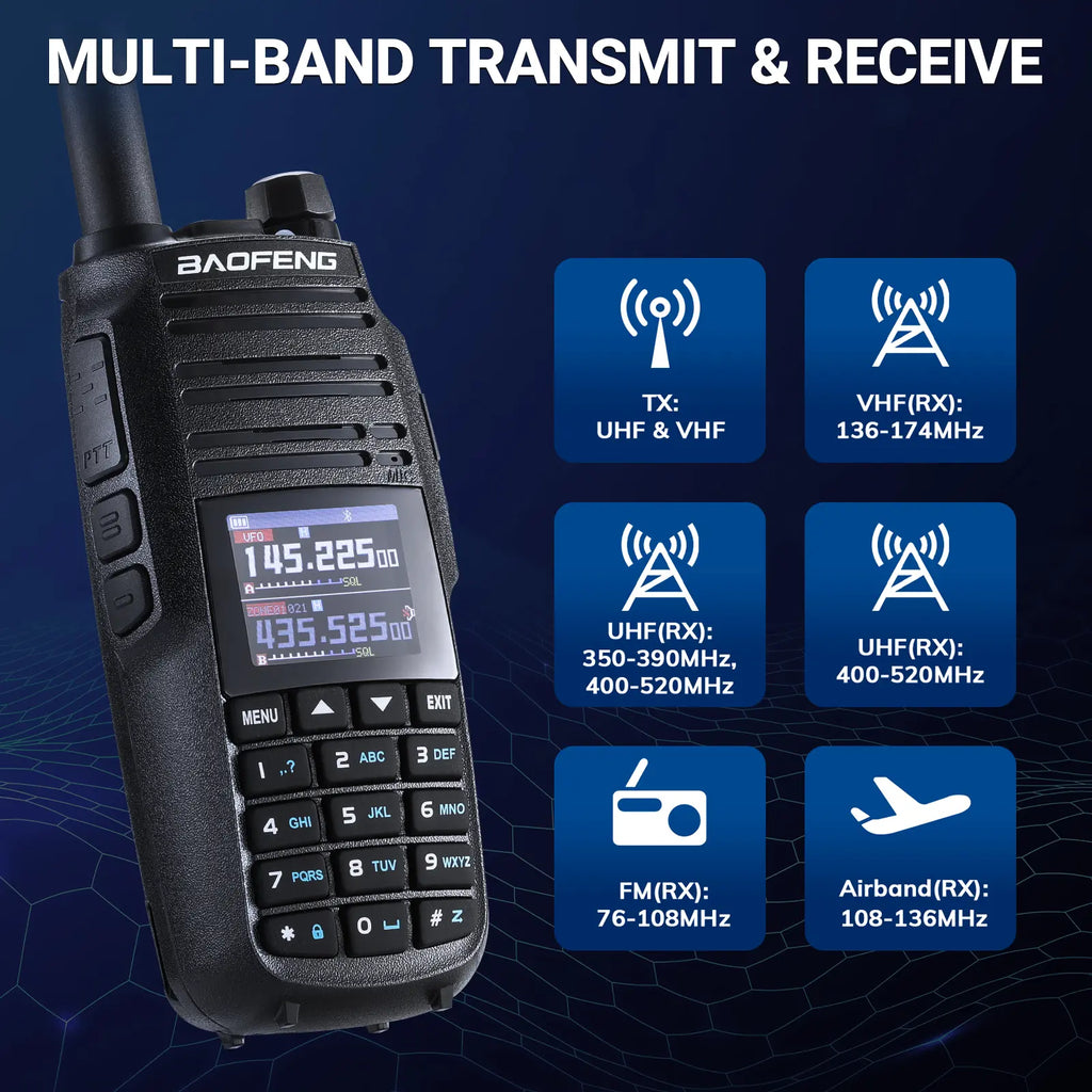 UV-29 Pro 10W UHF/VHF Two-Way Radio