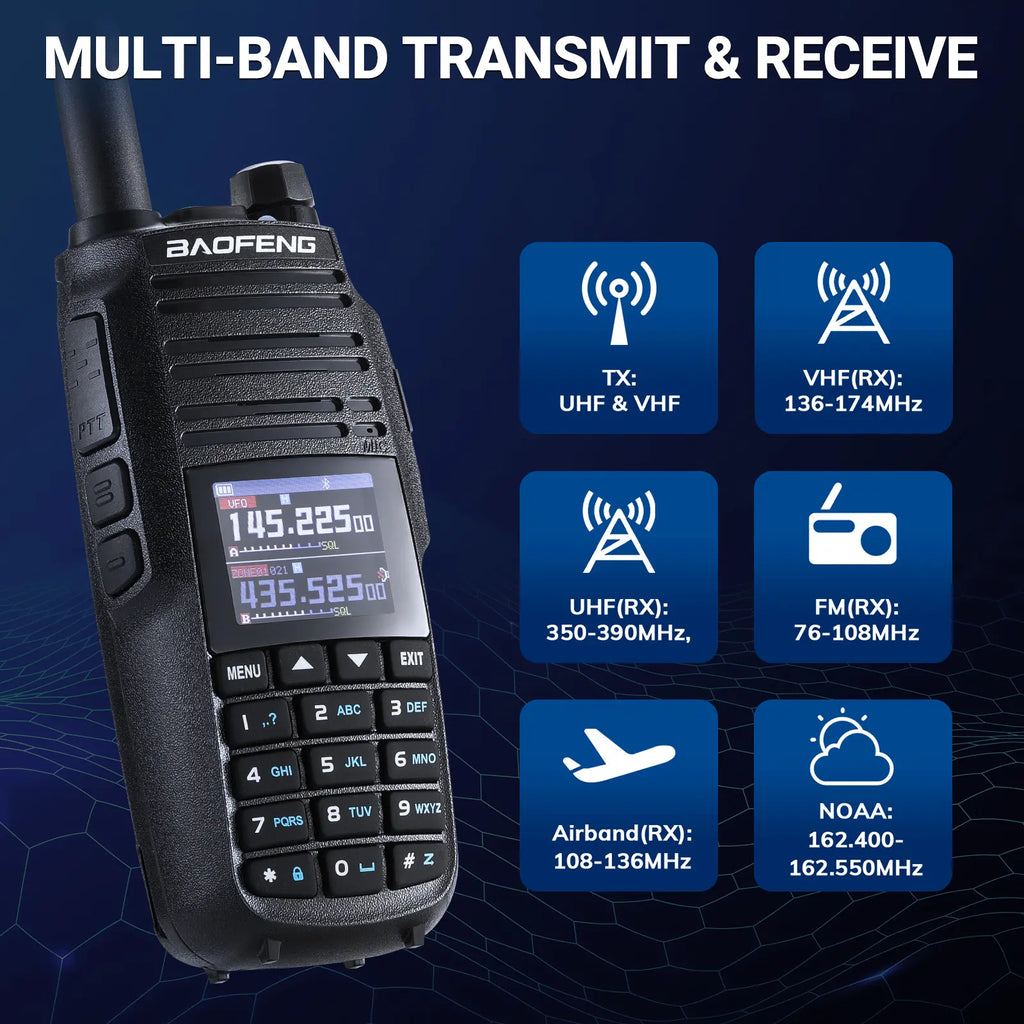 UV-29 Pro 10W UHF/VHF Two-Way Radio