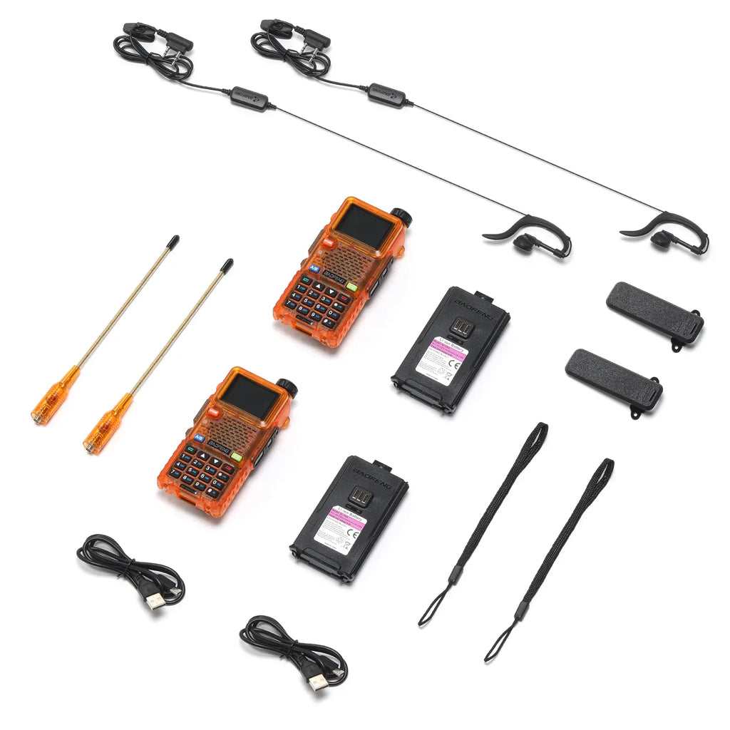 UV-5RM Plus 10W Ham Radio in Orange