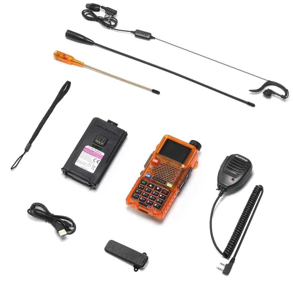 UV-5RM Plus 10W Ham Radio in Orange