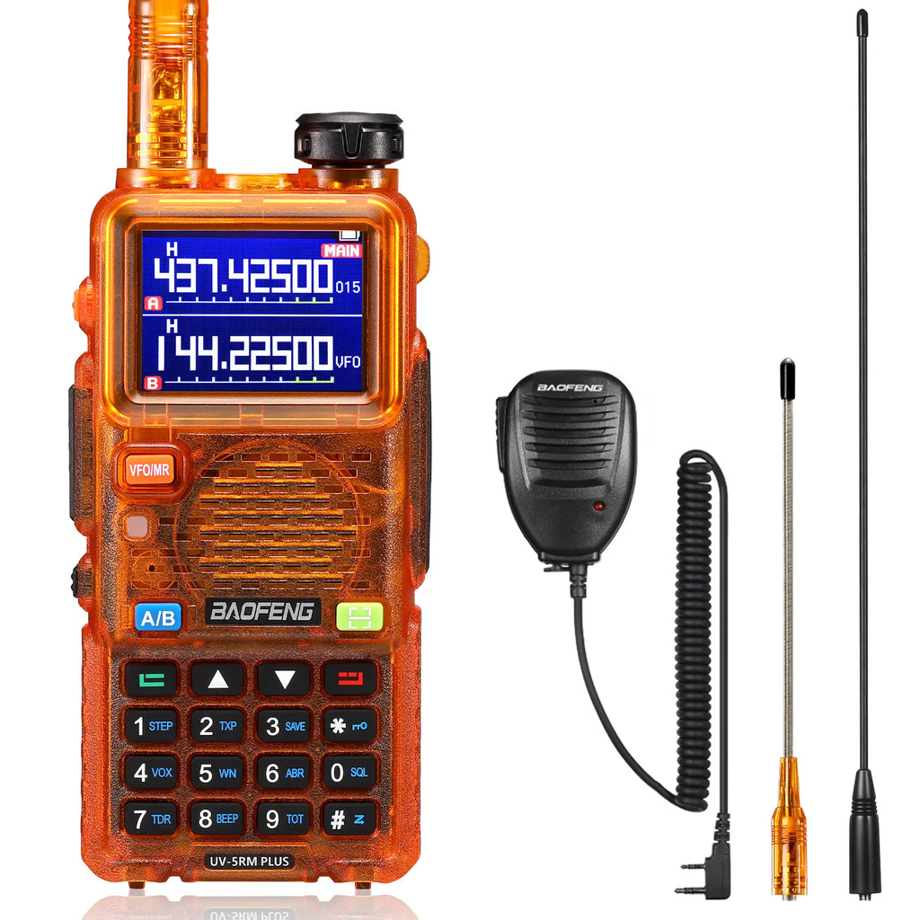 UV-5RM Plus 10W Ham Radio in Orange