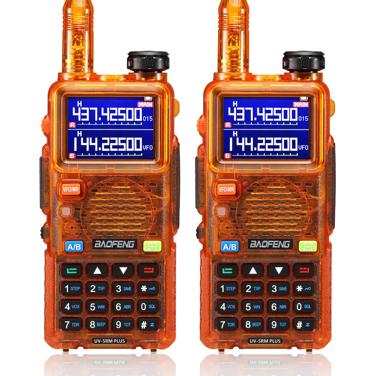 UV-5RM Plus 10W Ham Radio in Orange