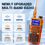 UV-5RM Plus 10W Ham Radio in Orange