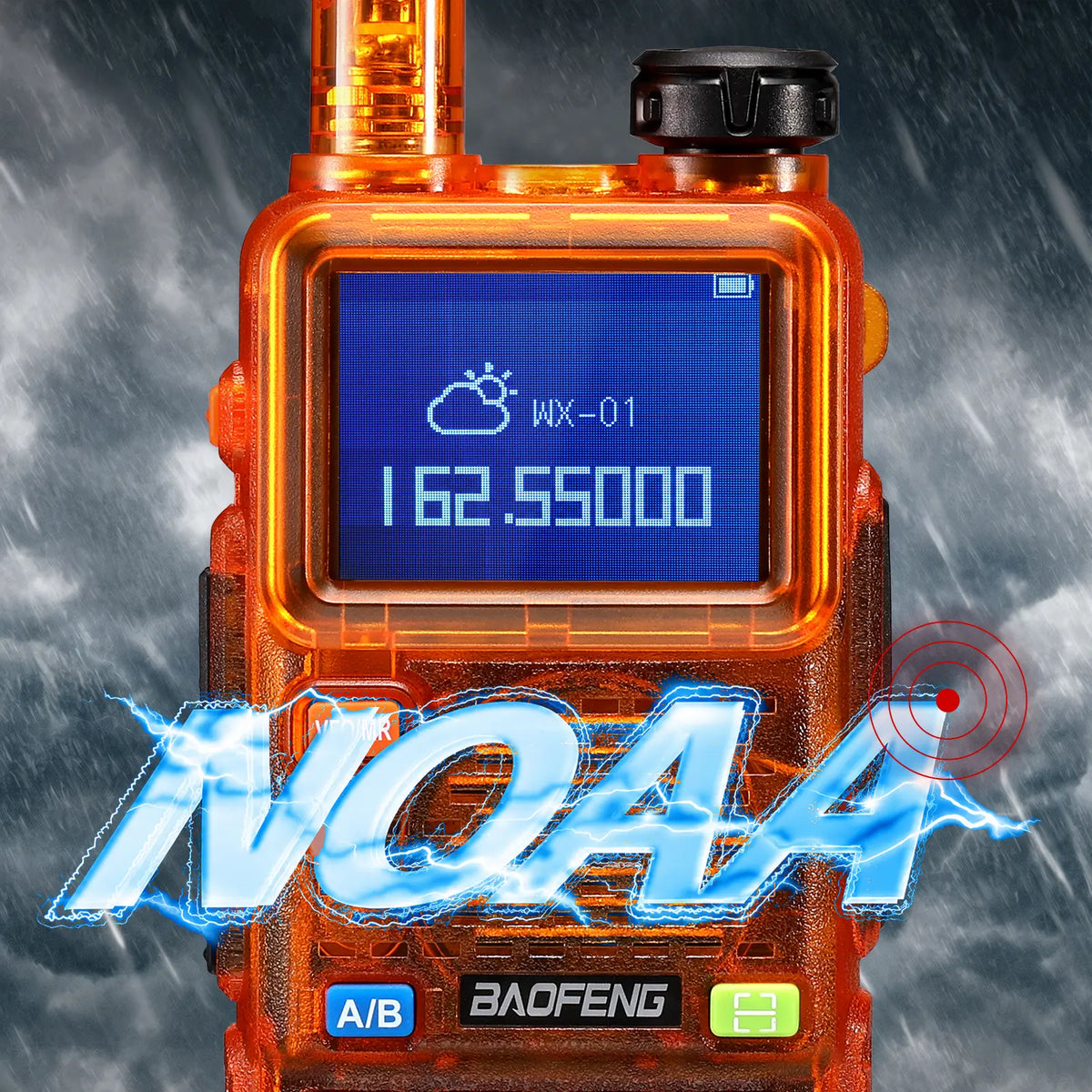 UV-5RM Plus 10W Ham Radio in Orange