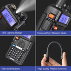 UV-5R Ham Radio [5 Pack + Cable]