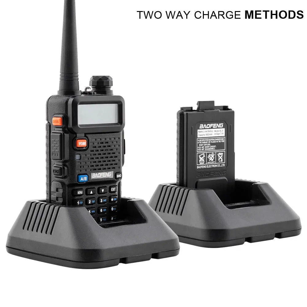 UV-5R Ham Radio [5 Pack + Cable]