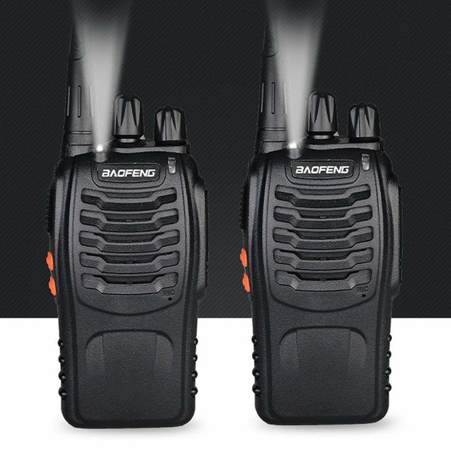 BF-888S [10 Pack + Cable] 5W UHF Radio Baofeng