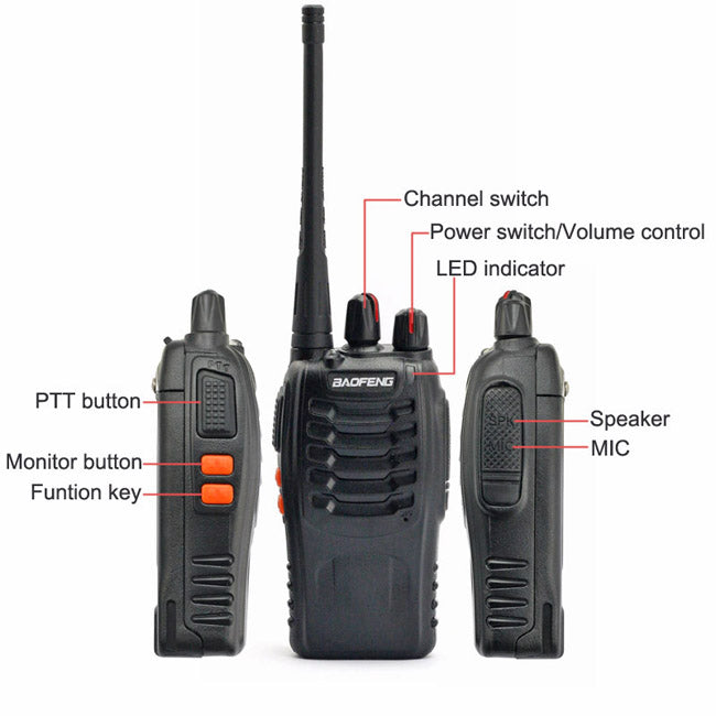 BAOFENG BF-888S 5W UHF Radio[2 Pack] - Baofeng