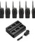 BF-888S [6 Packs + Six-way Charger + Programming Cable] Baofeng