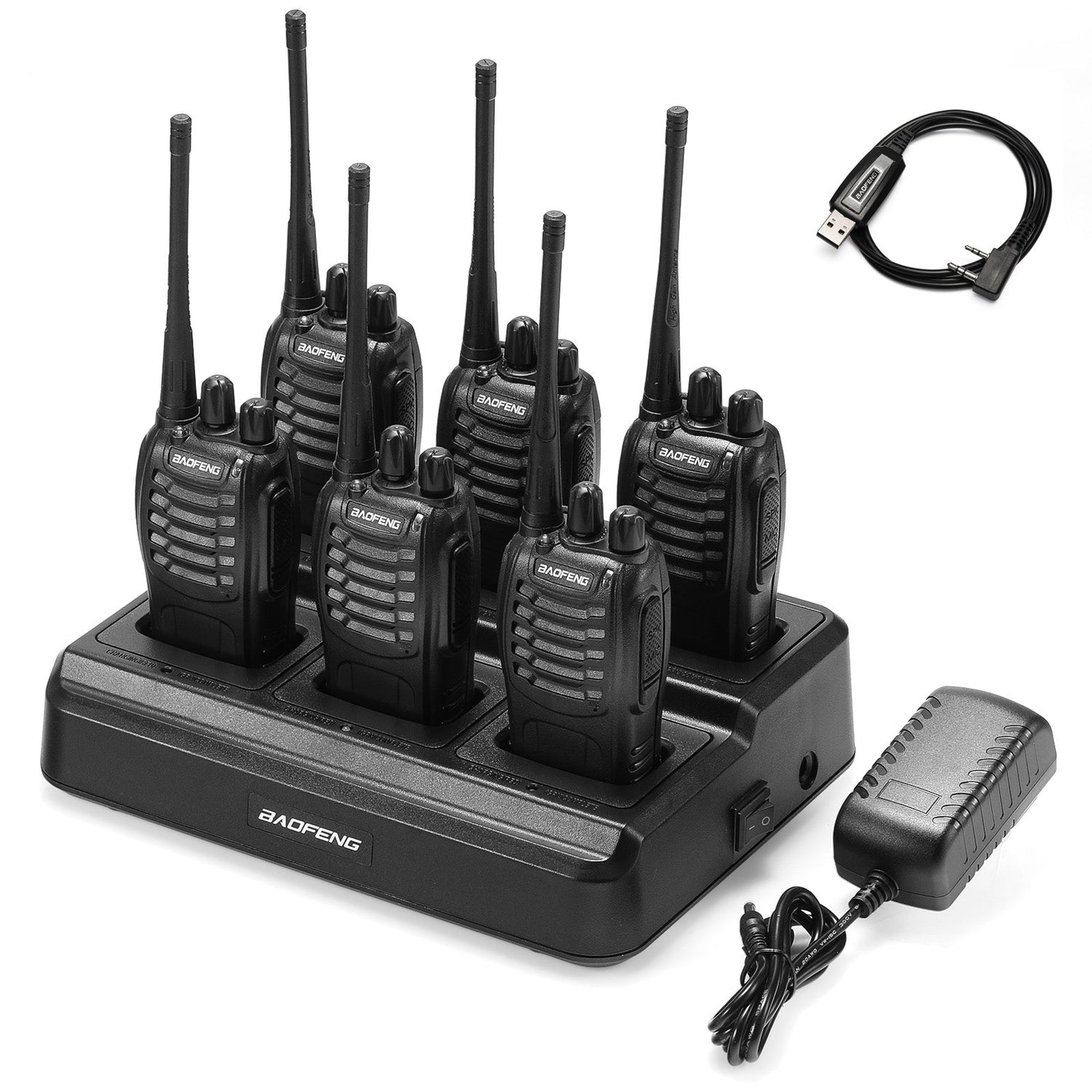 ホビーラジコン Baofeng-QS-888S BF-888S-6-Packs-Six-way-