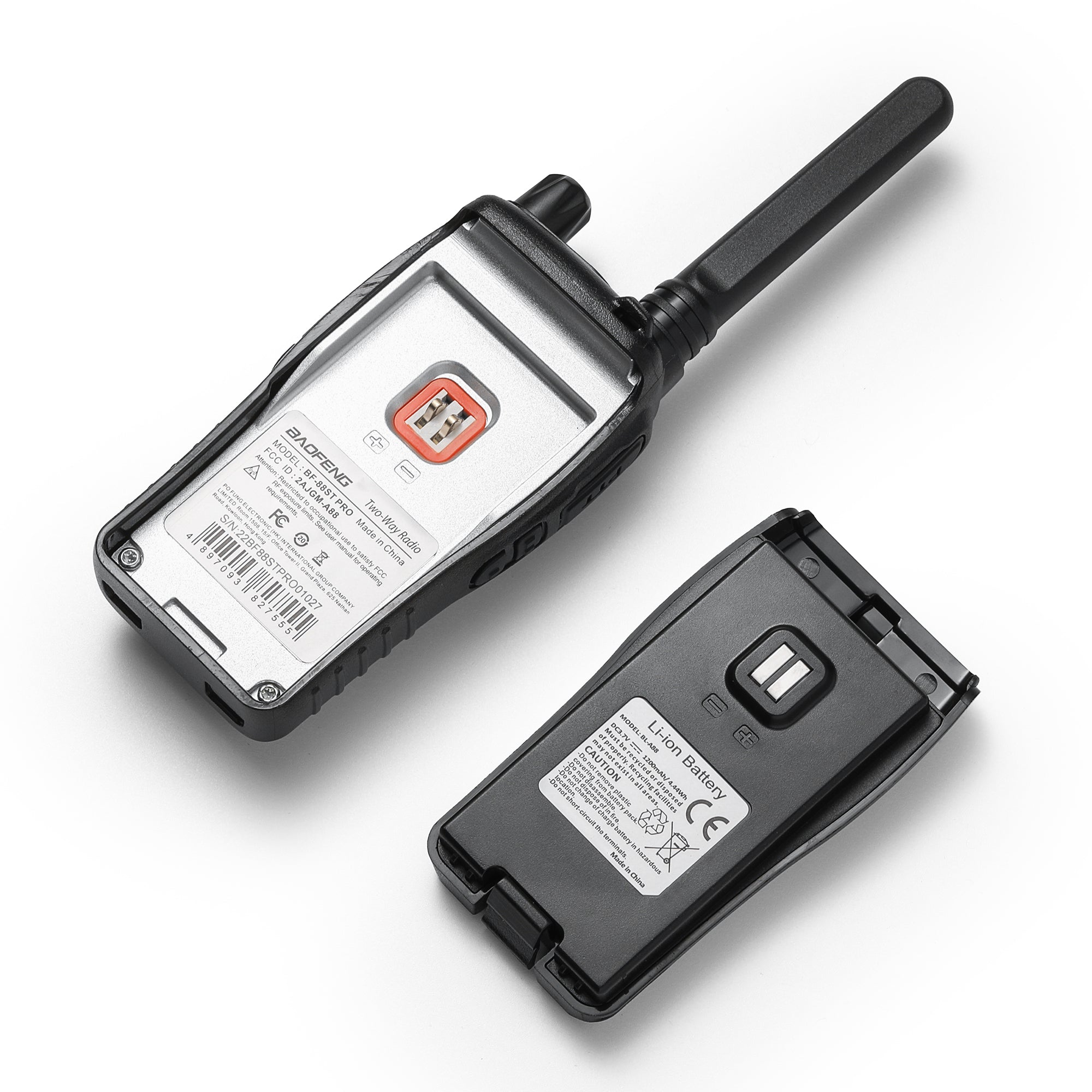 Baofeng GT-22 [2 Pack] 2W/0.5W FRS/PMR Radio