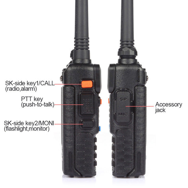 BF-F8+ 5W UHF/VHF Radio Baofeng