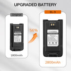 Battery 2800mAh for UV-9R Series with USB-C Port Baofeng