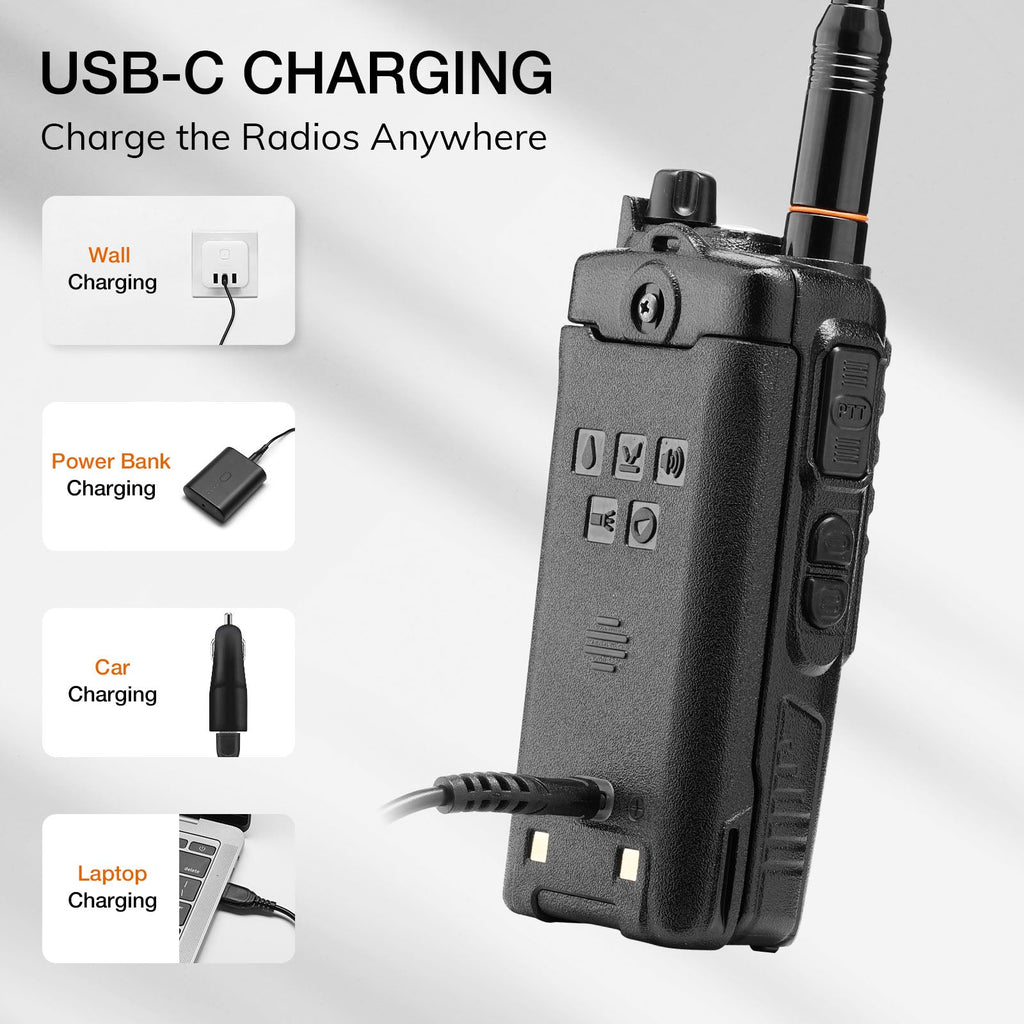 Battery 2800mAh for UV-9R Series with USB-C Port Baofeng