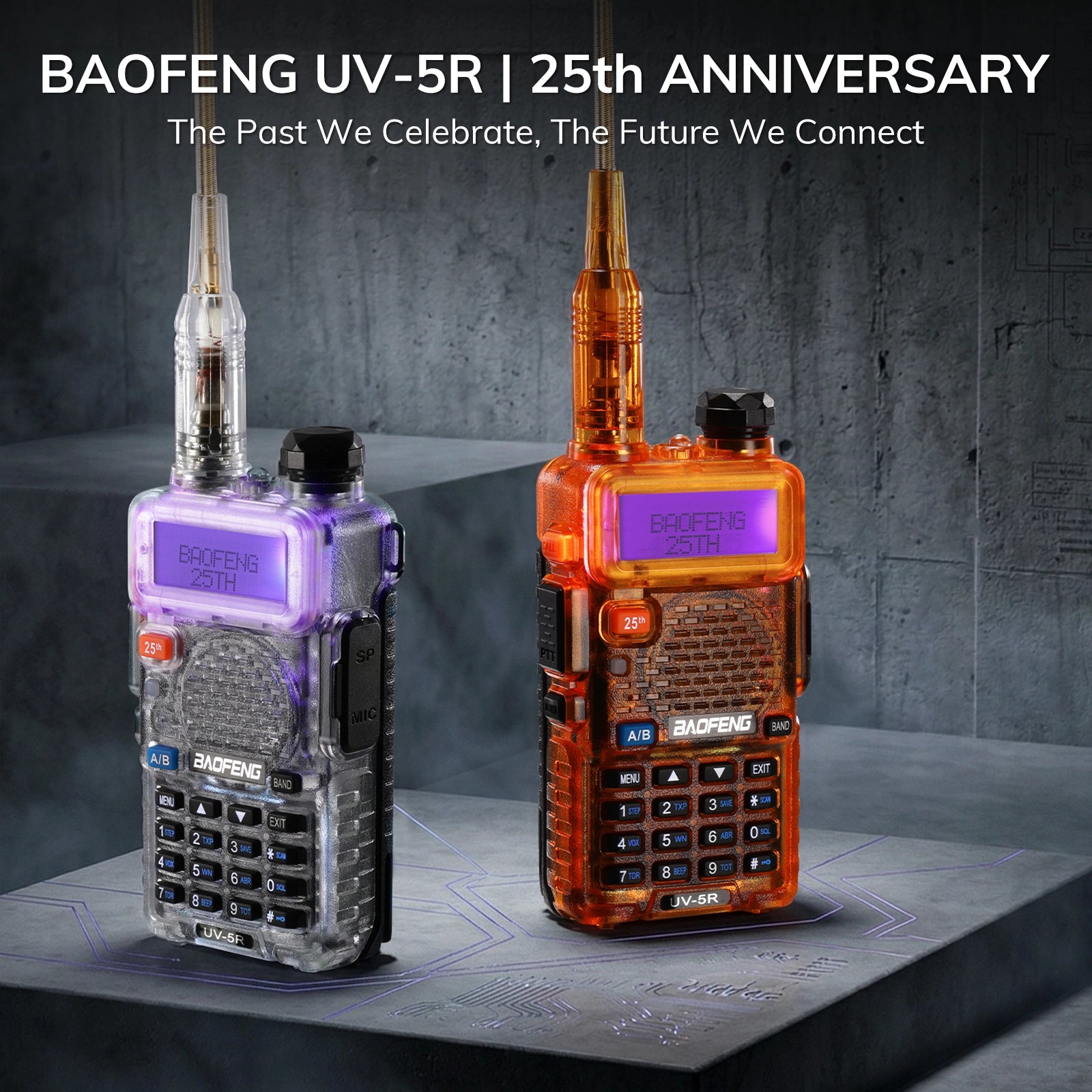 UV-5R Dual Band Ham Radio 25th Anniversary Edition